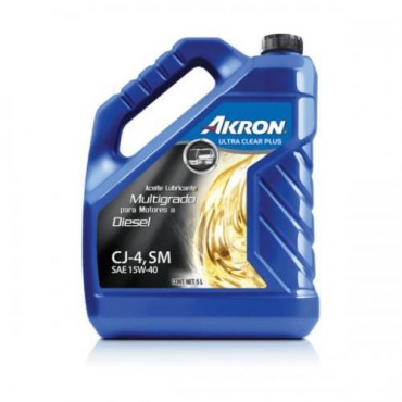 ACEITE DE MOTOR DIESEL MULTIGRADO ULTRA CLEAR PLUS API CJ-4/SM SAE 15W-40