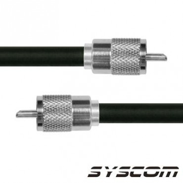 Cable RG214, con conectores UHF (PL-259) Macho / UHF (PL-259) Macho.