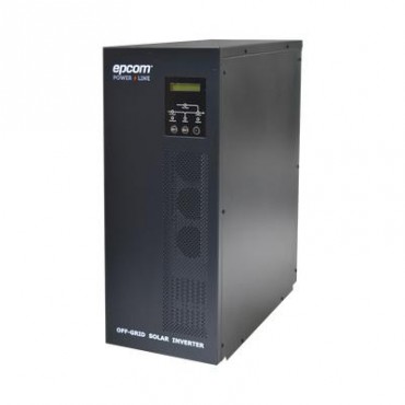 Inversor / Cargador para sistemas tipo isla de 192VCD/120VCA de 3000W onda sinusoidal pura con controlador MPPT. Administre una fuente fotovoltaica, la red eléctrica y recargue su banco de baterías y su consumo sin problemas.